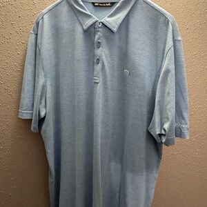 Travis Mathew Blue Polo Shirt